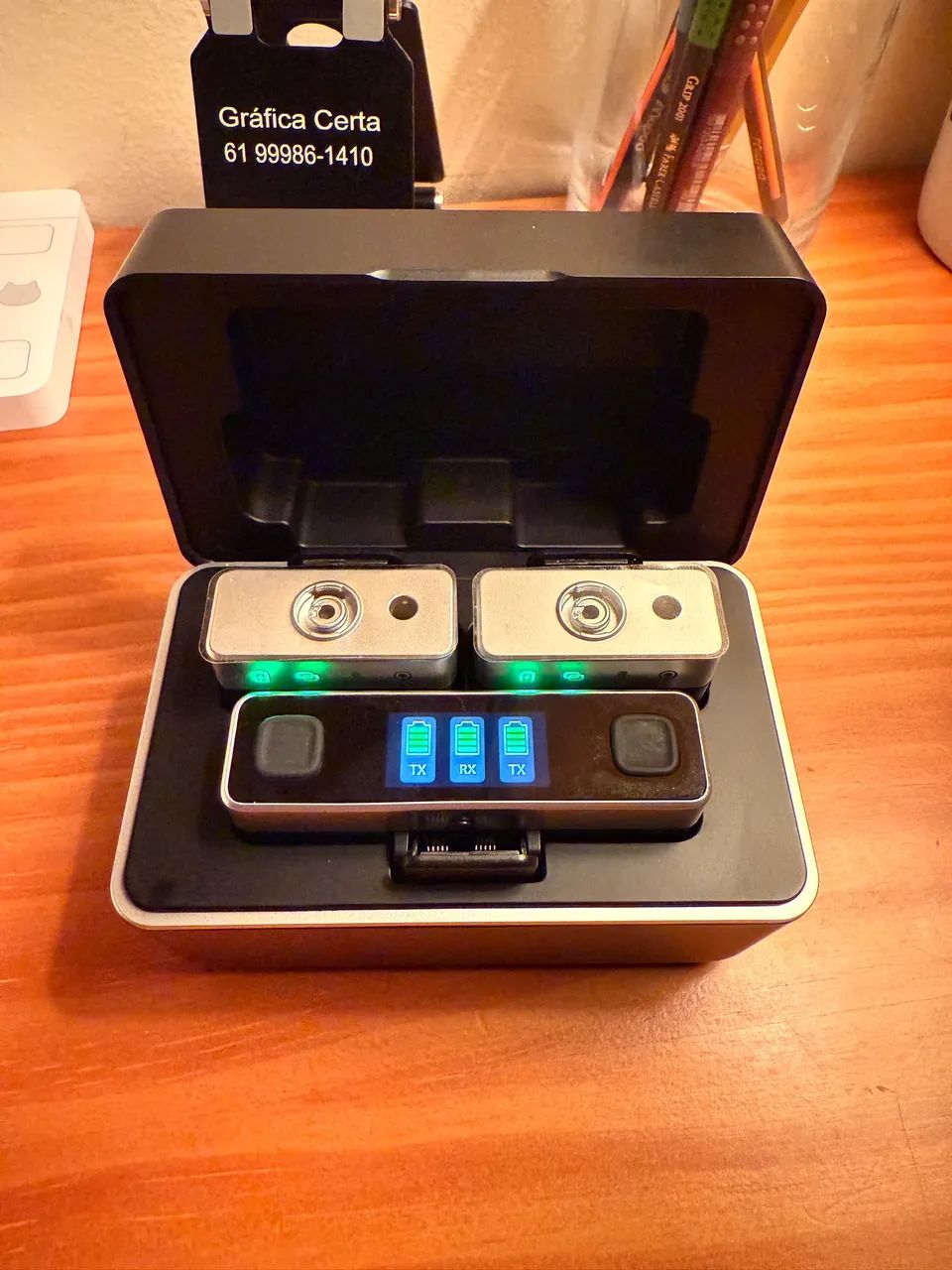 ULANZI AM18 U-Mic: Kit Microfone de Lapela Sem Fio Profissional