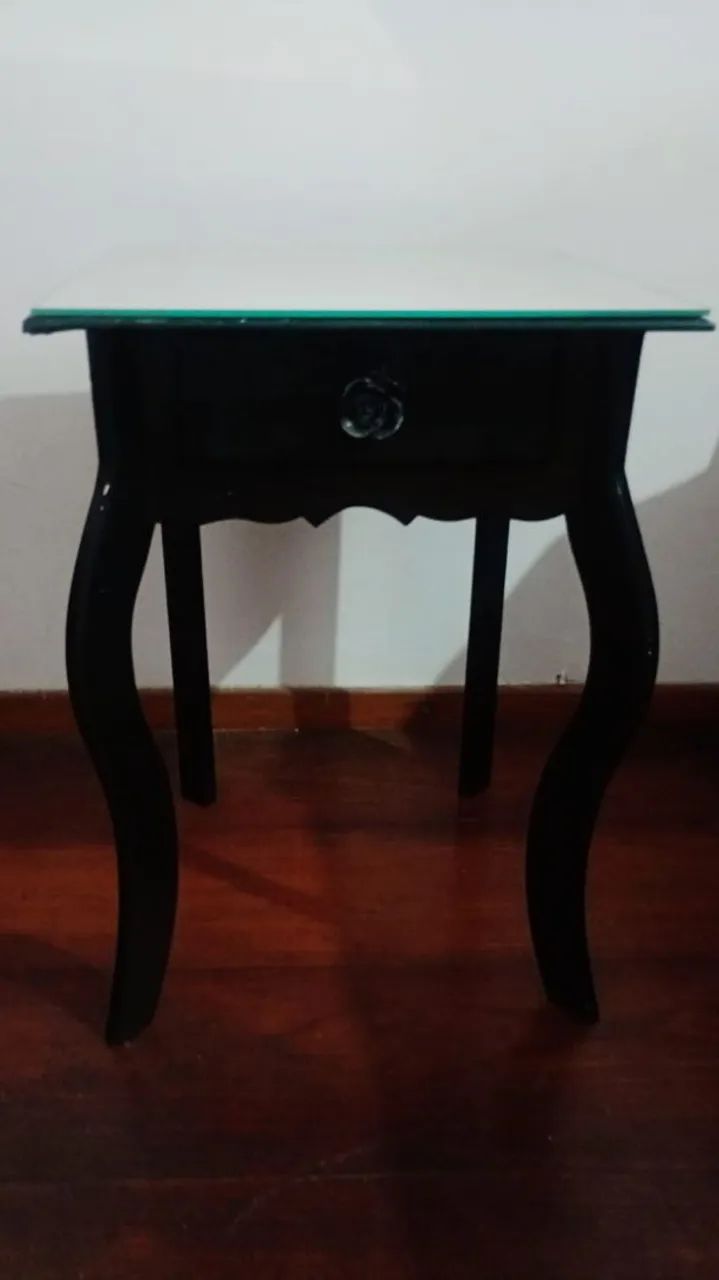 Mesa de cabeceira Vintage espelhada