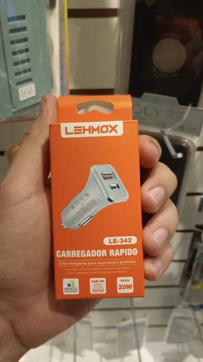 Carregador Usb Veicular Lehmox