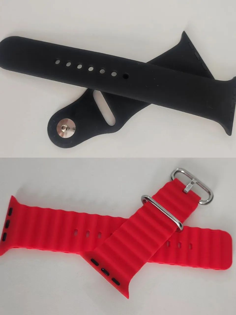 Pulseira Silicone Vermelha para Apple Watch - Foto 3