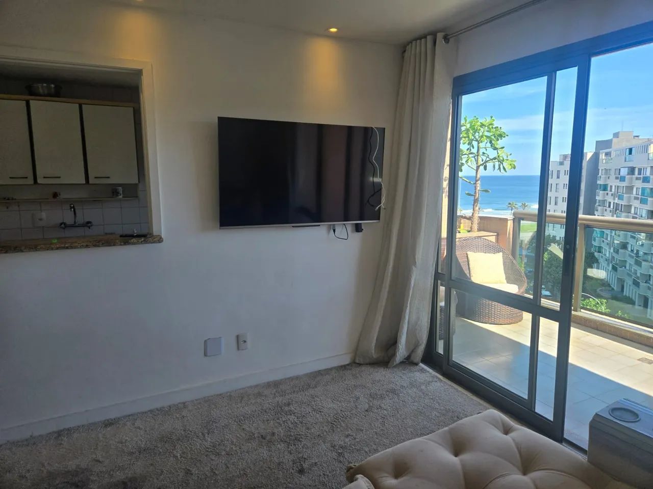 Apartamento vista mar com 70 m2 no condomínio Ocean Drive - Barra da Tijuca - Foto 3