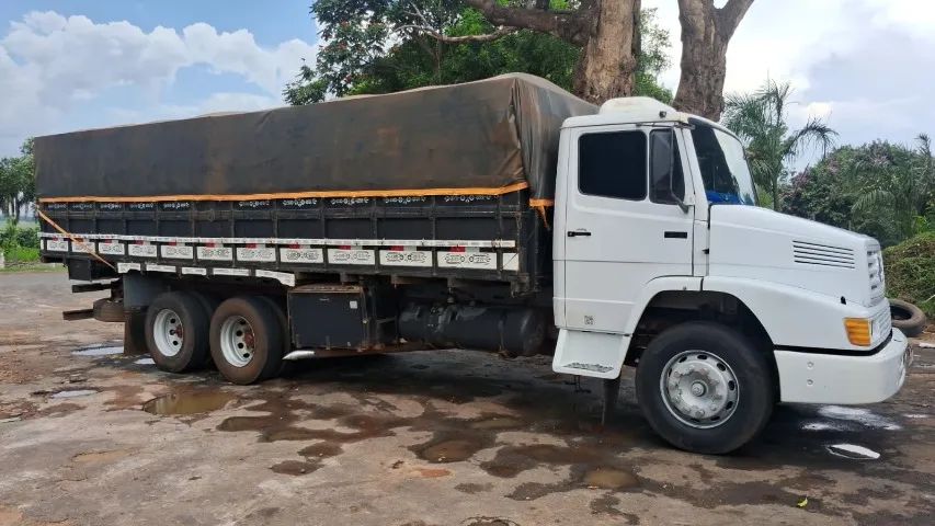 Caminhão Mercedes Benz MB 1618 Ano 1994 Truck Carroceria Graneleira