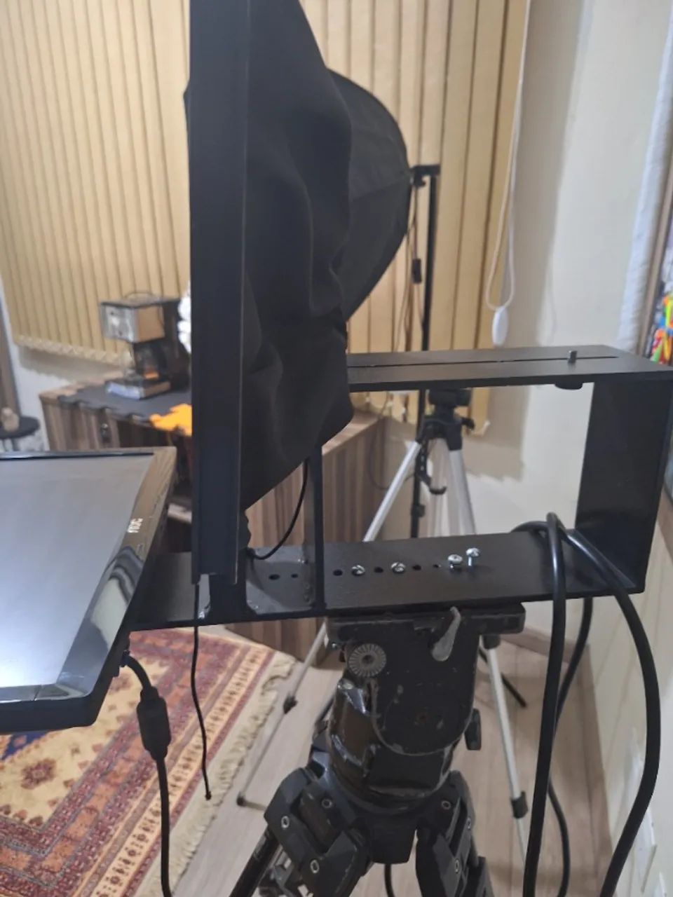 Teleprompter com tripé profissional  - Foto 5
