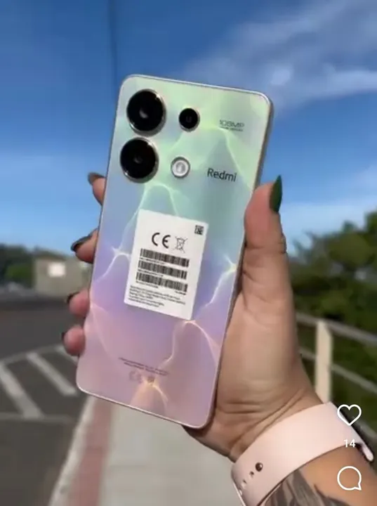 Xiaomi Note 13 256GB 8GB VERSÃO GLOBAL OFICIAL