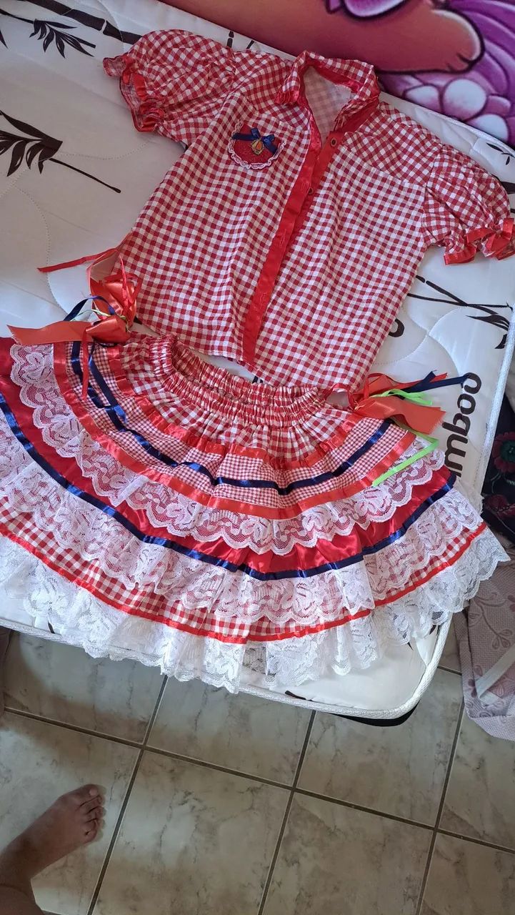Conjunto de Festa Junina Infantil - Foto 2