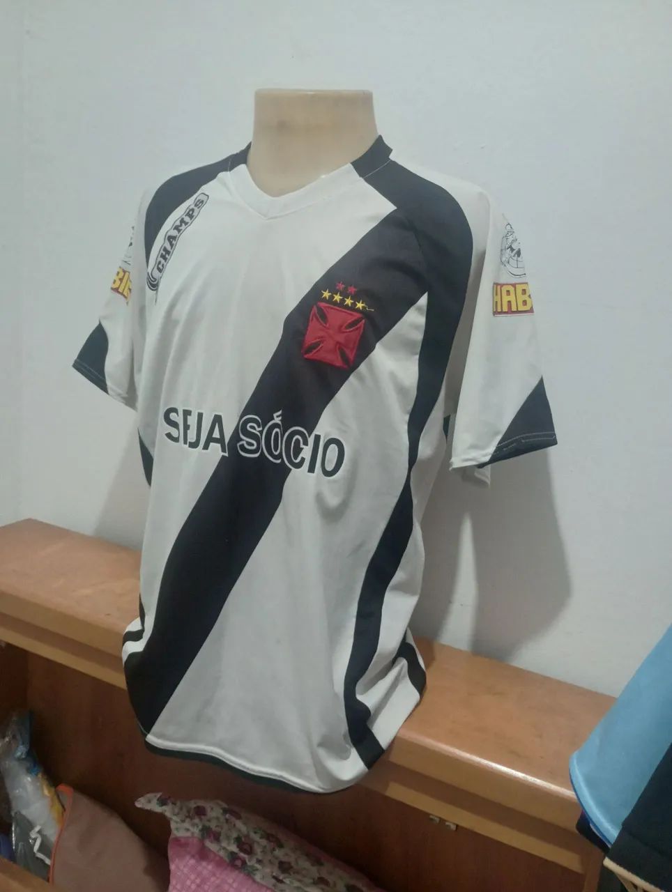 Camisa do Vasco 2009 Champs # seja sócio  - Foto 3