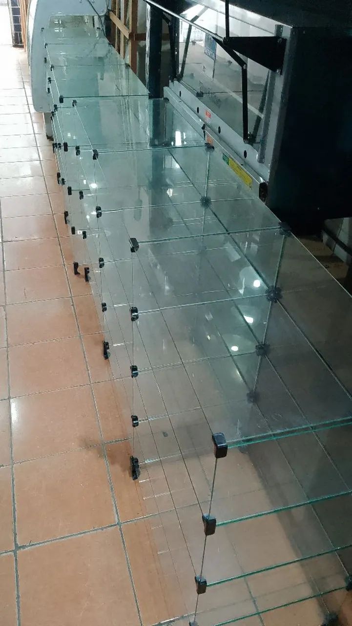 Vitrine de Vidro 1,20m x 0,40m x 0,88m - Foto 5