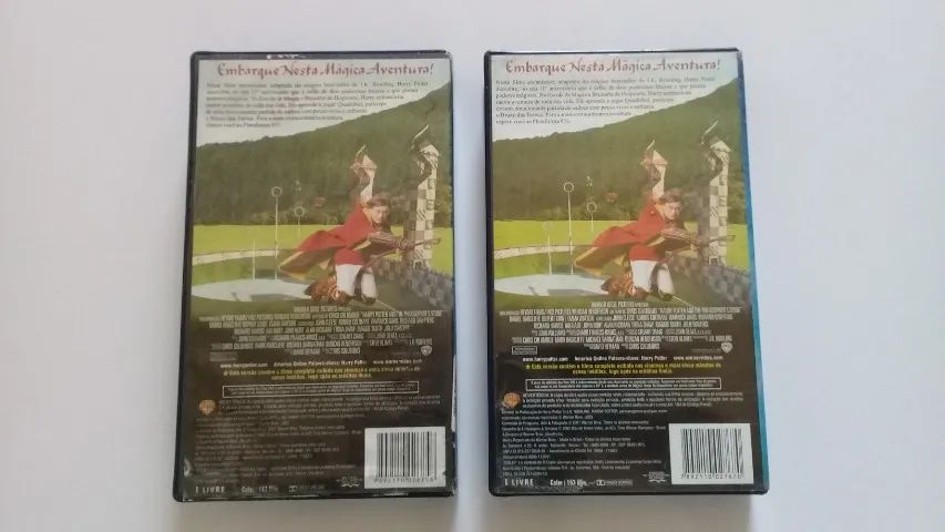 2 Vhs Harry Potter E A Pedra Filosofal - Legendado + Dublado - Foto 2