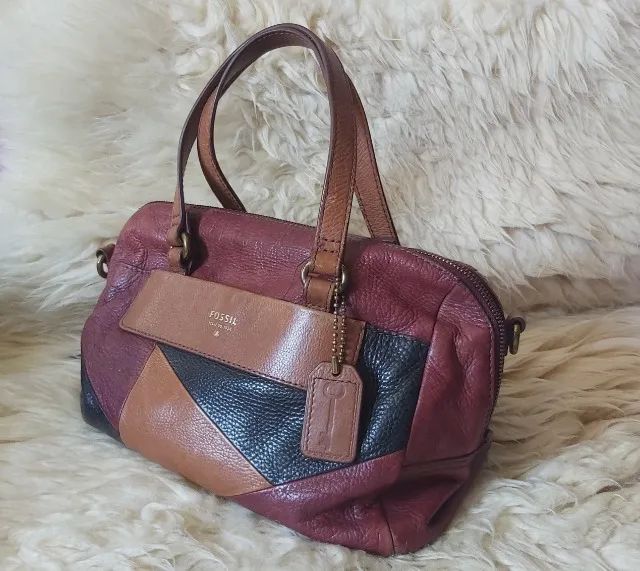 Bolsa de couro fossil - Foto 2