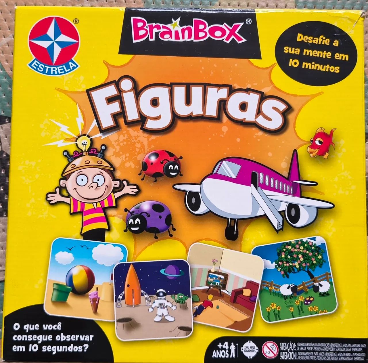 Jogo BrainBox Figuras - Estrela - Educativo de Memória