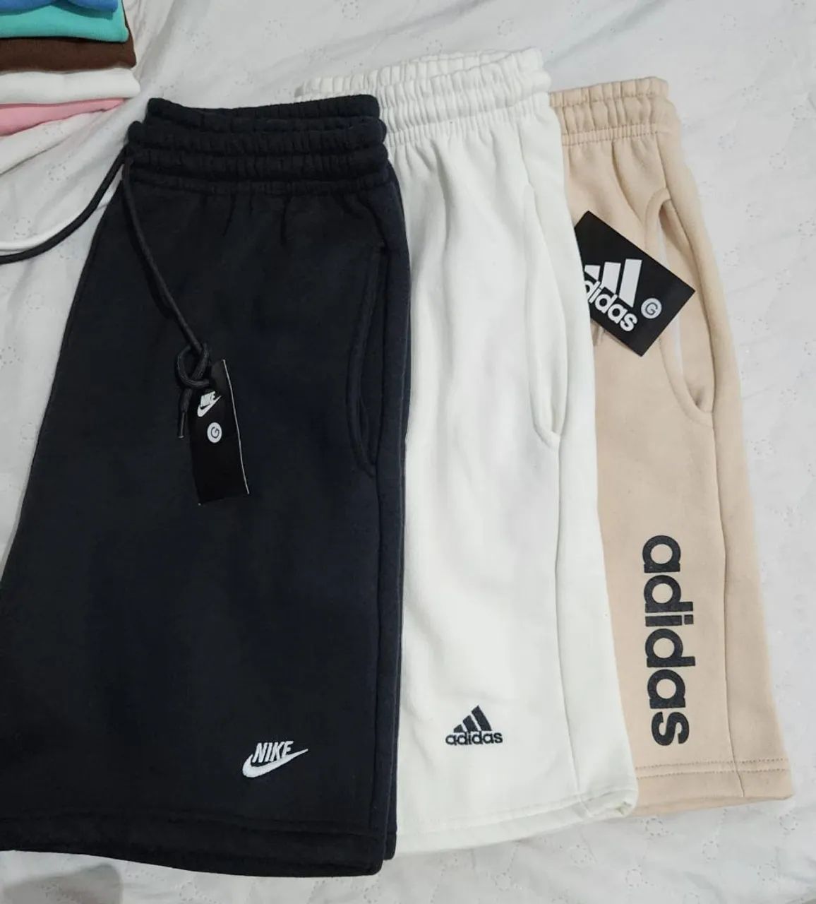 3 Bermuda moletom novas por $65