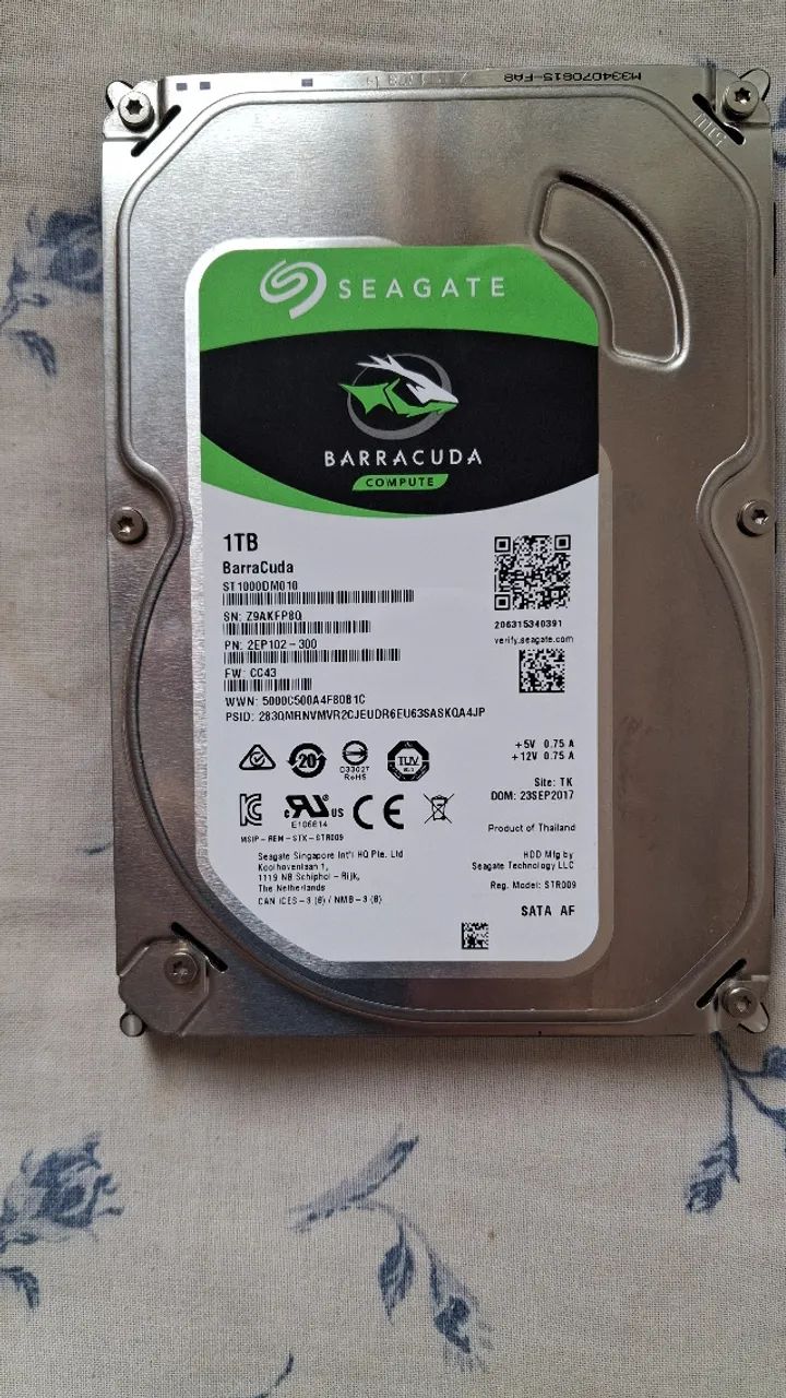 Hd 1tb Seagate Barracuda Interno 3.5 Sata3