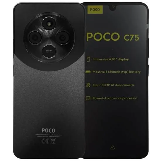 Celular Xiaomi Poco C75 Dual Chip 256/8GB