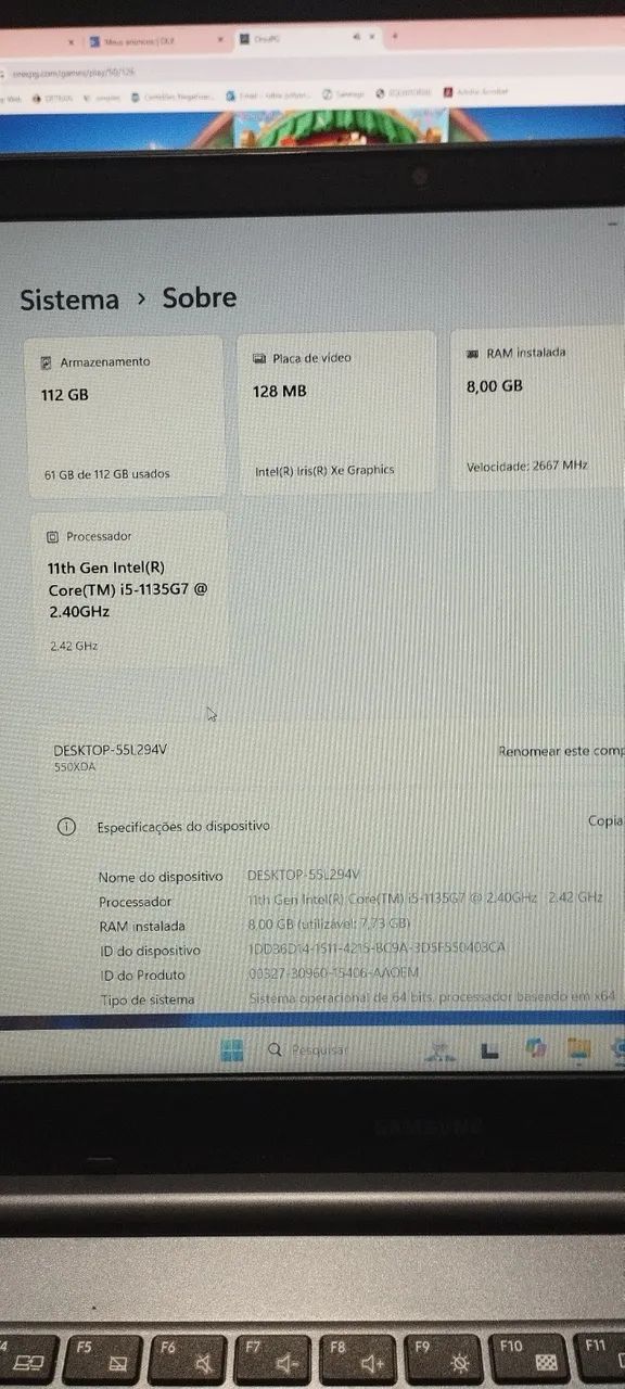 Notebook i5 pouco tempo de uso (rapido) - Foto 4