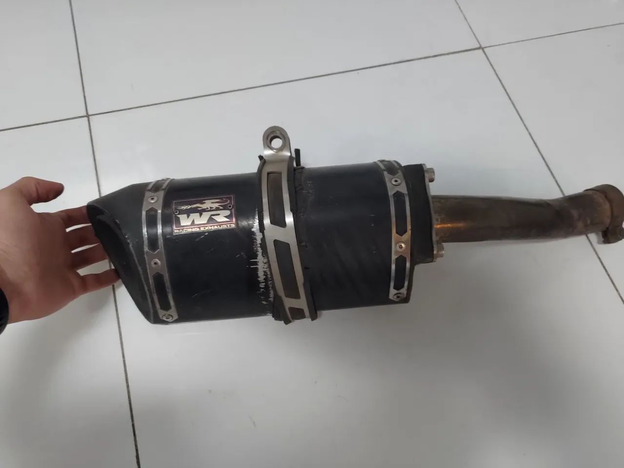 Escapamento, ponteira e rabeta ninja 250 - Foto 4