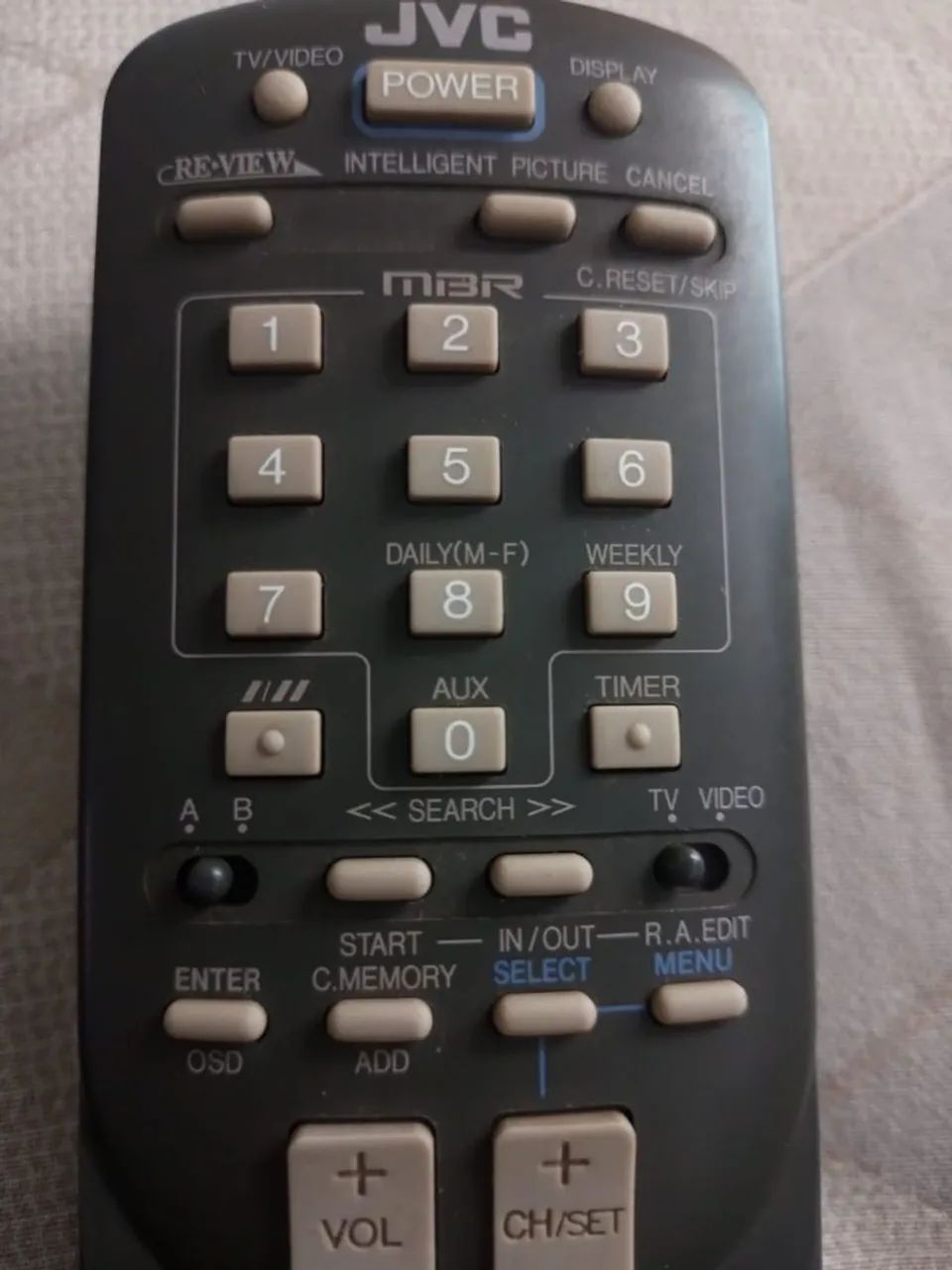 Controle remoto original jvc vídeo Cassete ler descrição  - Foto 5