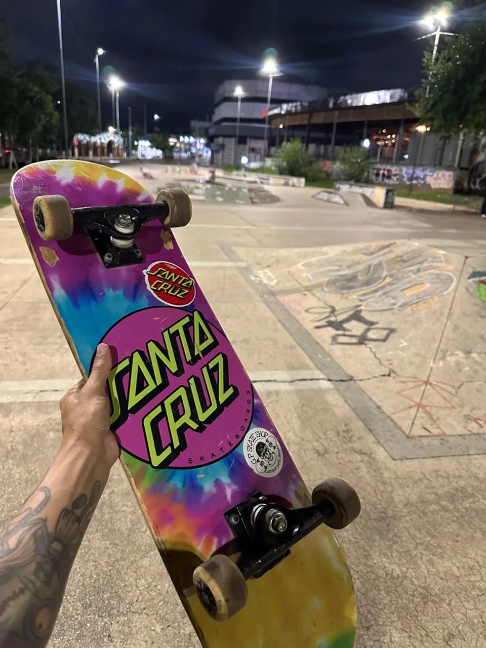 Skate profissional Santa Cruz 