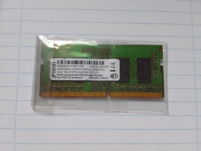 Memória RAM Notebook 4 GB DDR4