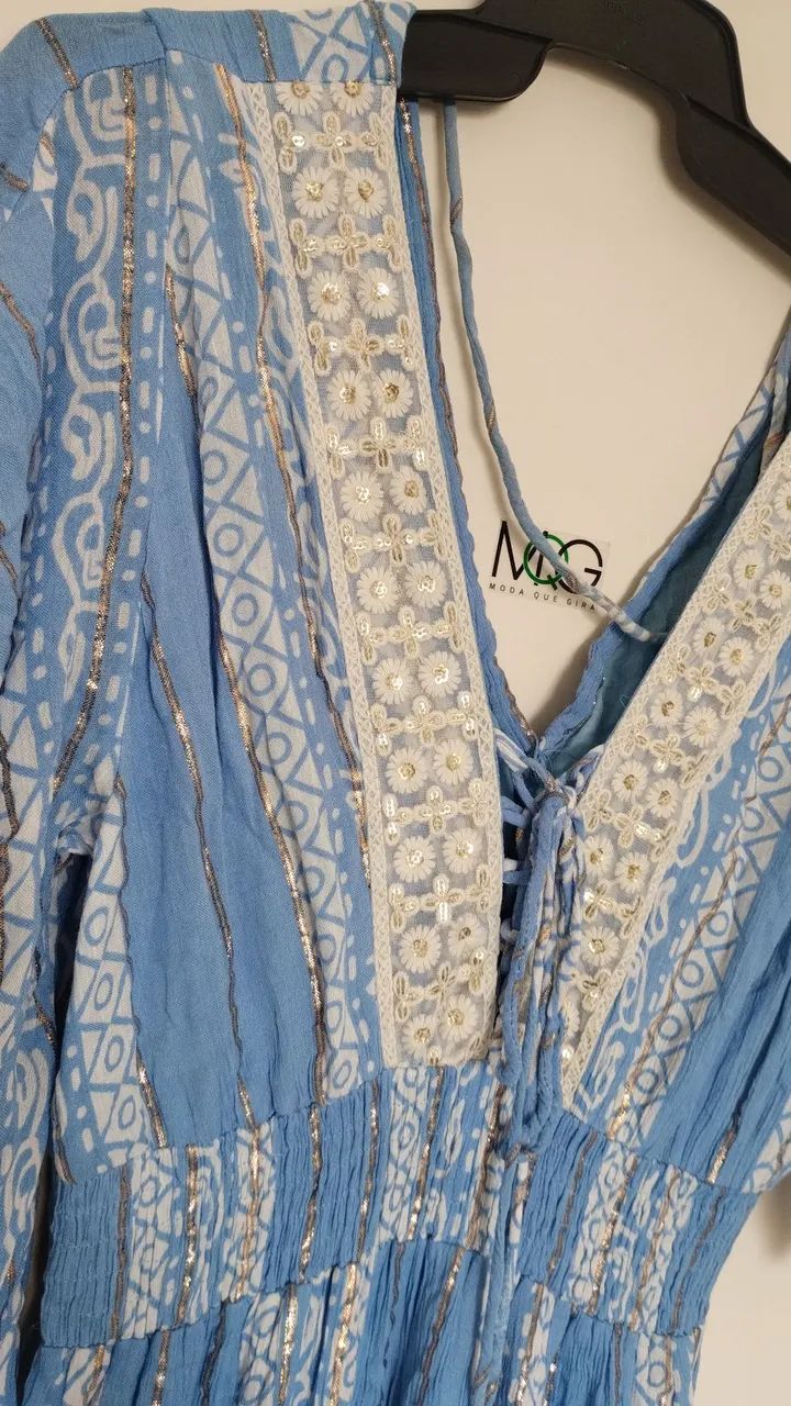 Vestido indiano longo - Foto 3