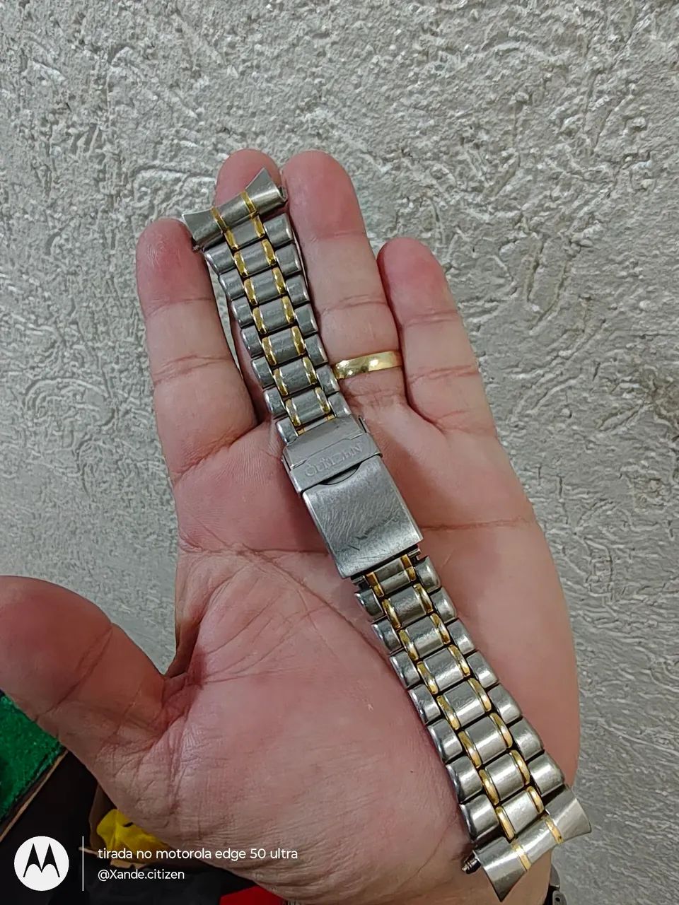 Pulseira de Relógio Citizen DM co22 ouro original 