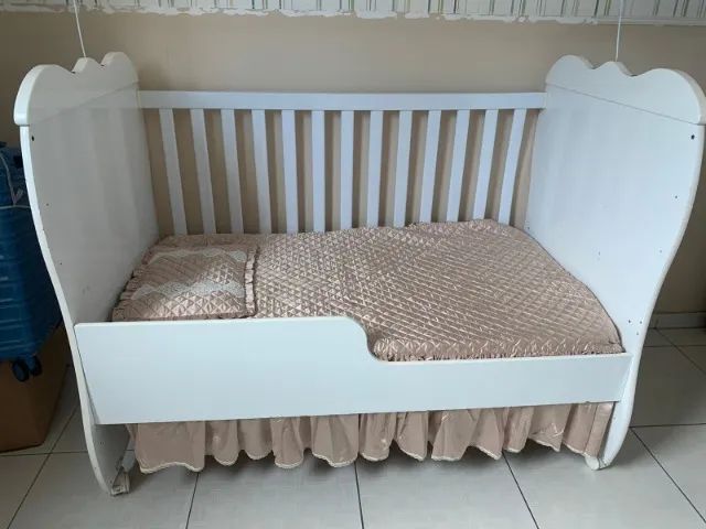 BERÇO AMERICANO 3 EM 1 COM COLCHÃO 