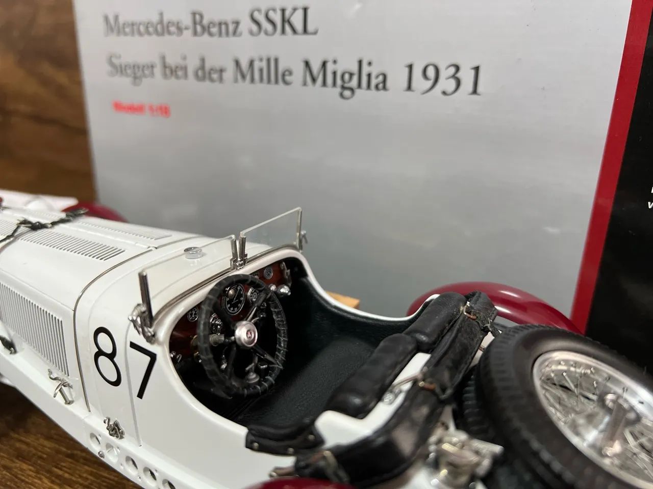 Miniature Voiture CMC Mercedes SSKL Mille Miglia 1931 – Échelle 1/18 Occasion