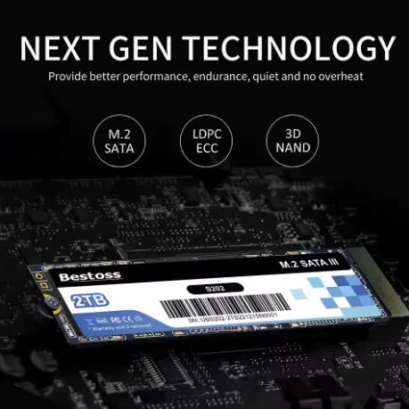 SSD Bestoss M.2 2280 SATA III 512GB - Alta Performance e Confiabilidade! - Foto 2