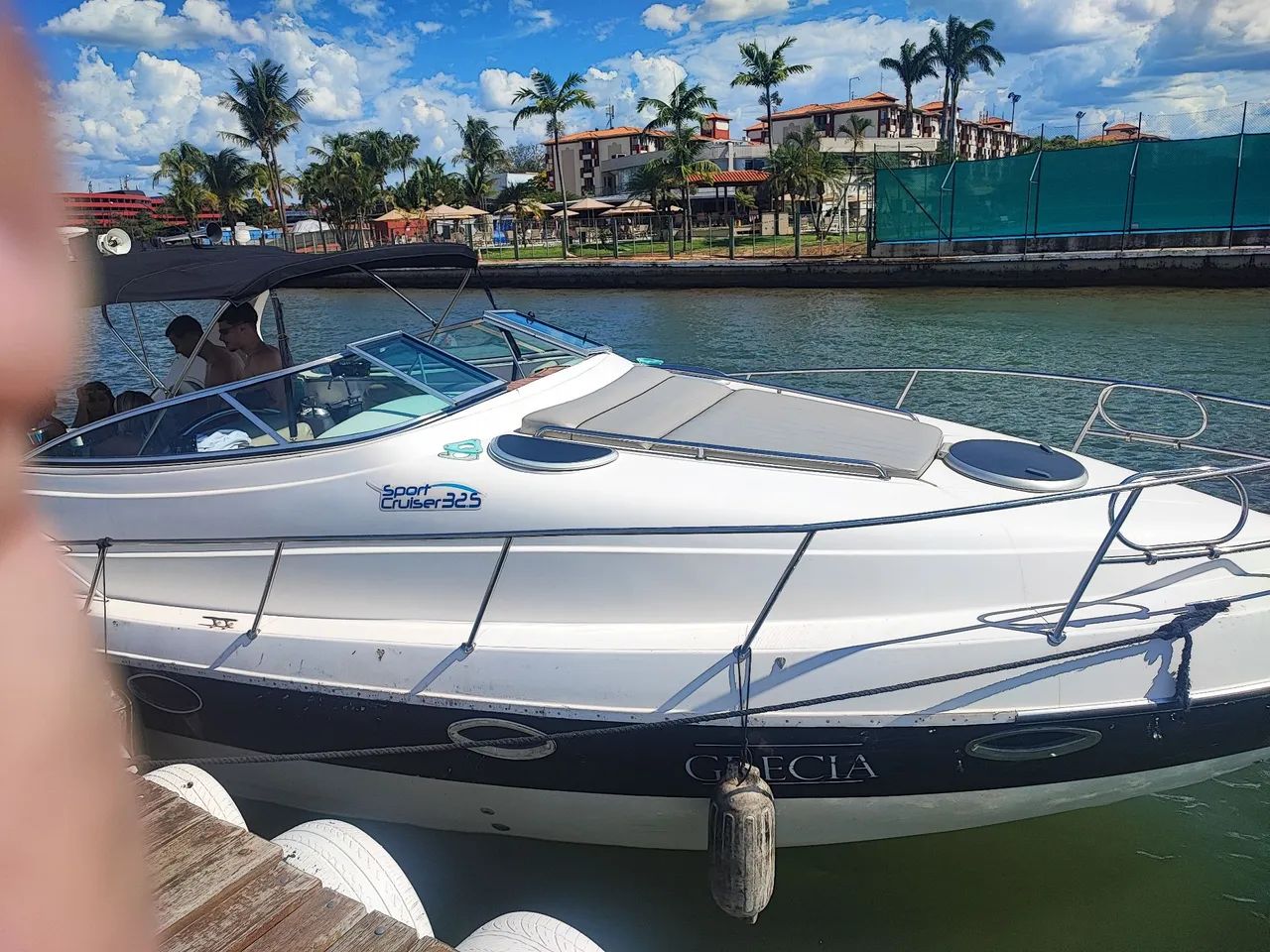 Lancha de luxo com gerador 32,5 pés 