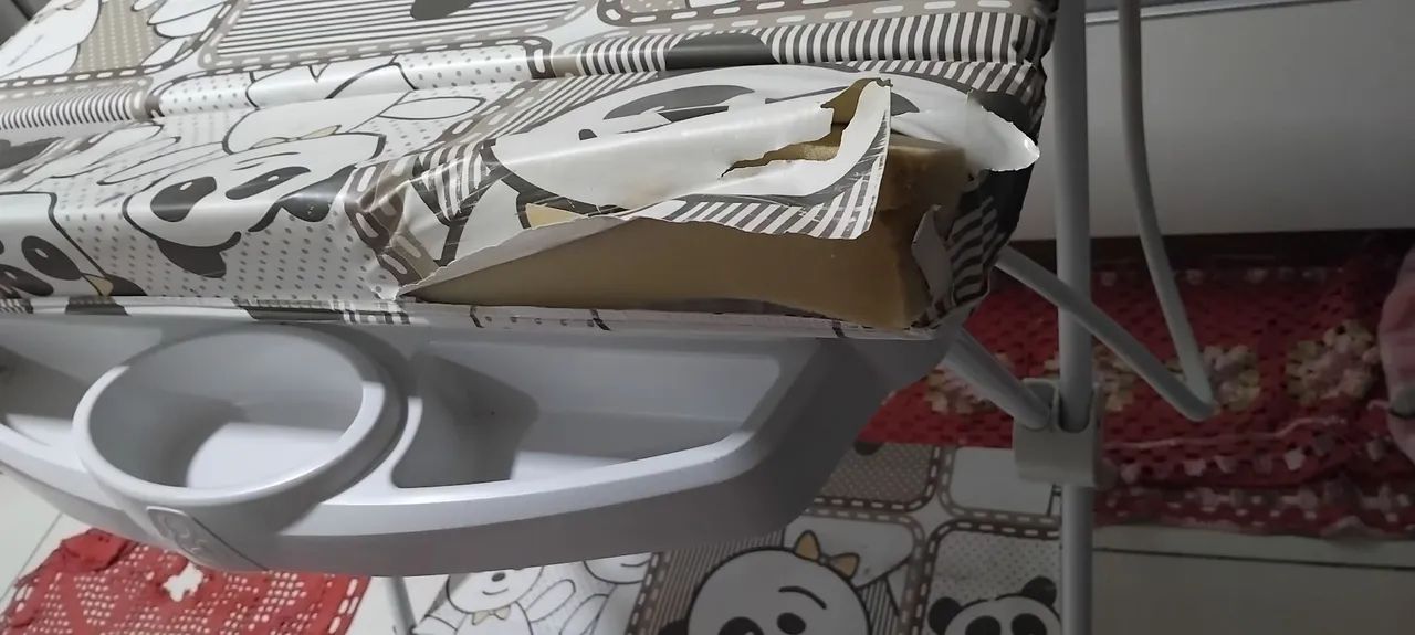 Banheira para Bebê com Trocador - Panda - Foto 4