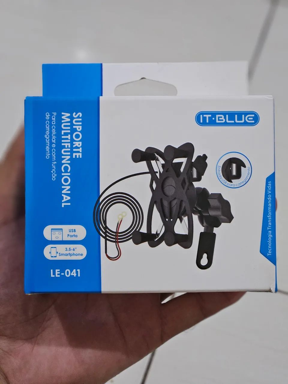 Suporte Multifuncional para Celular com Carregamento IT-BLUE