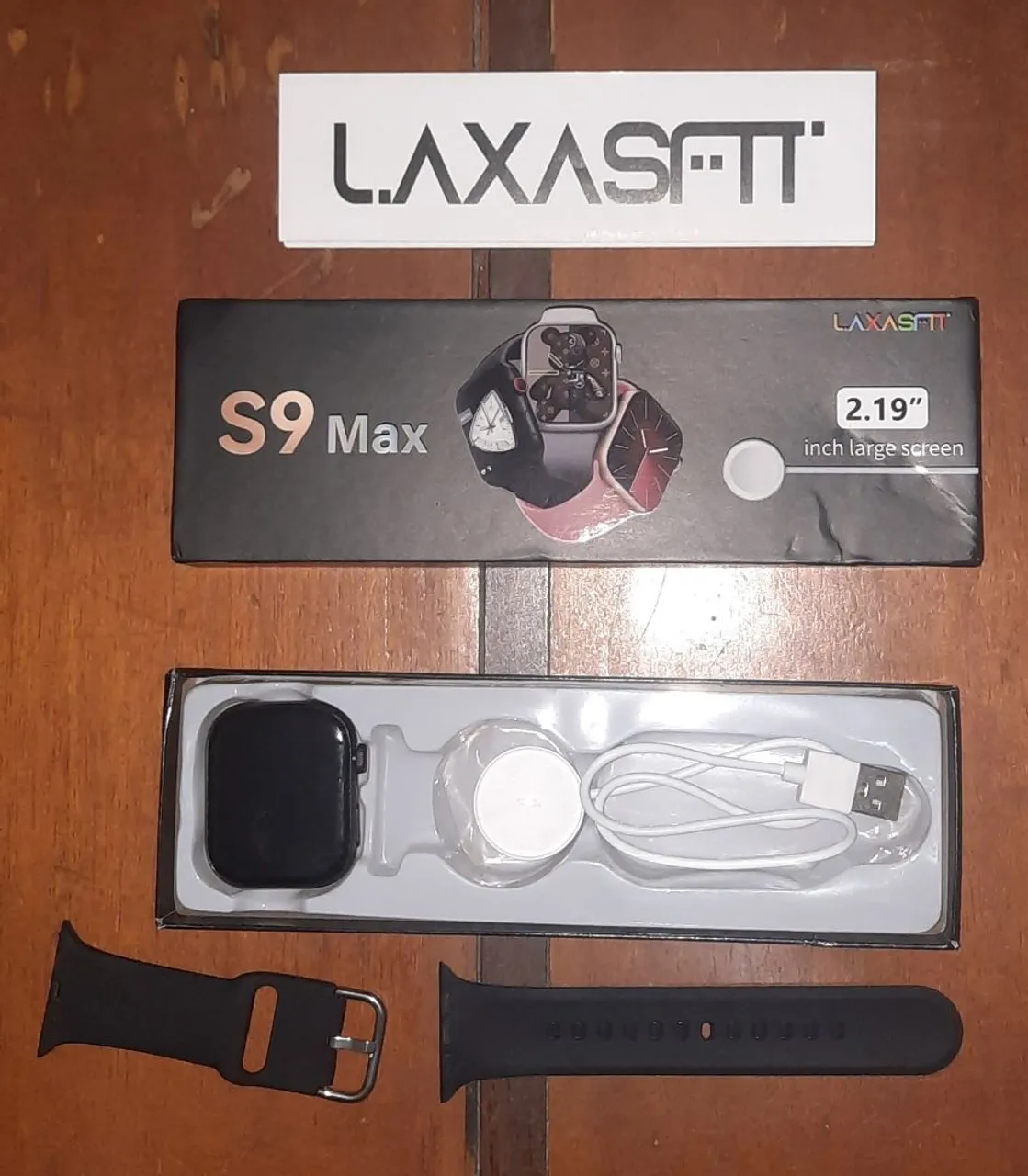 Smartwatch S9 Max LAXASFIT - Tela 2.19"