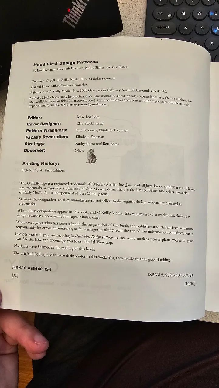 Livro Head First Design Patterns - O'Reilly | Programação Orientada a Objetos - Foto 4