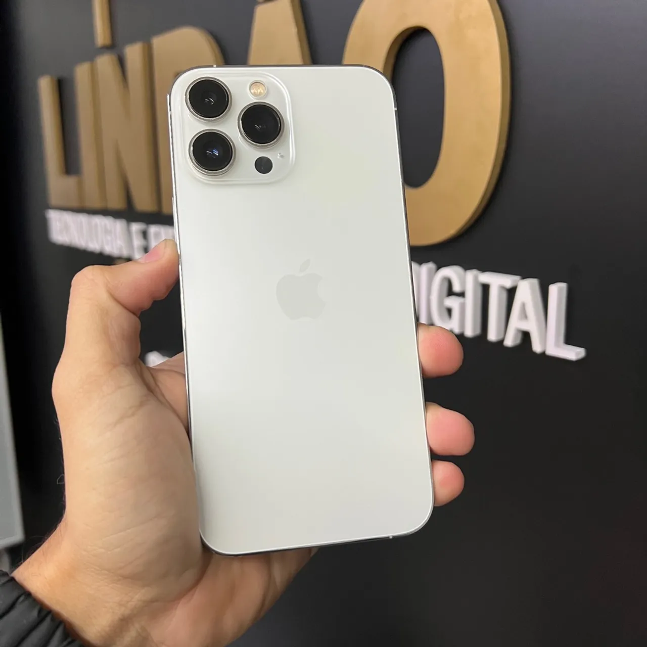 Loja física. iPhone 13 Pro Max 256Gb Branco, Retira hoje