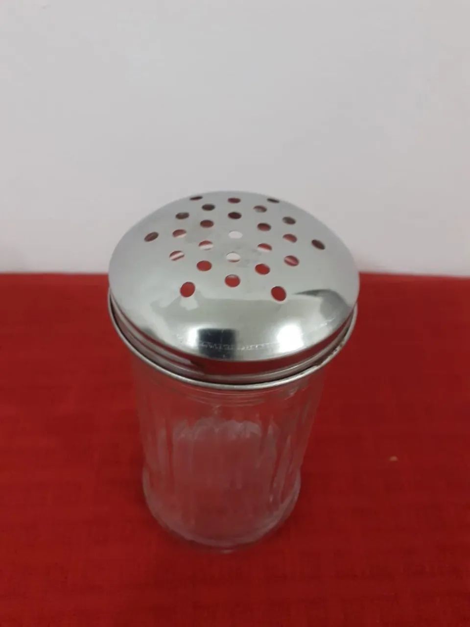 Porta Queijo Ralado com tampa Inox - Foto 2