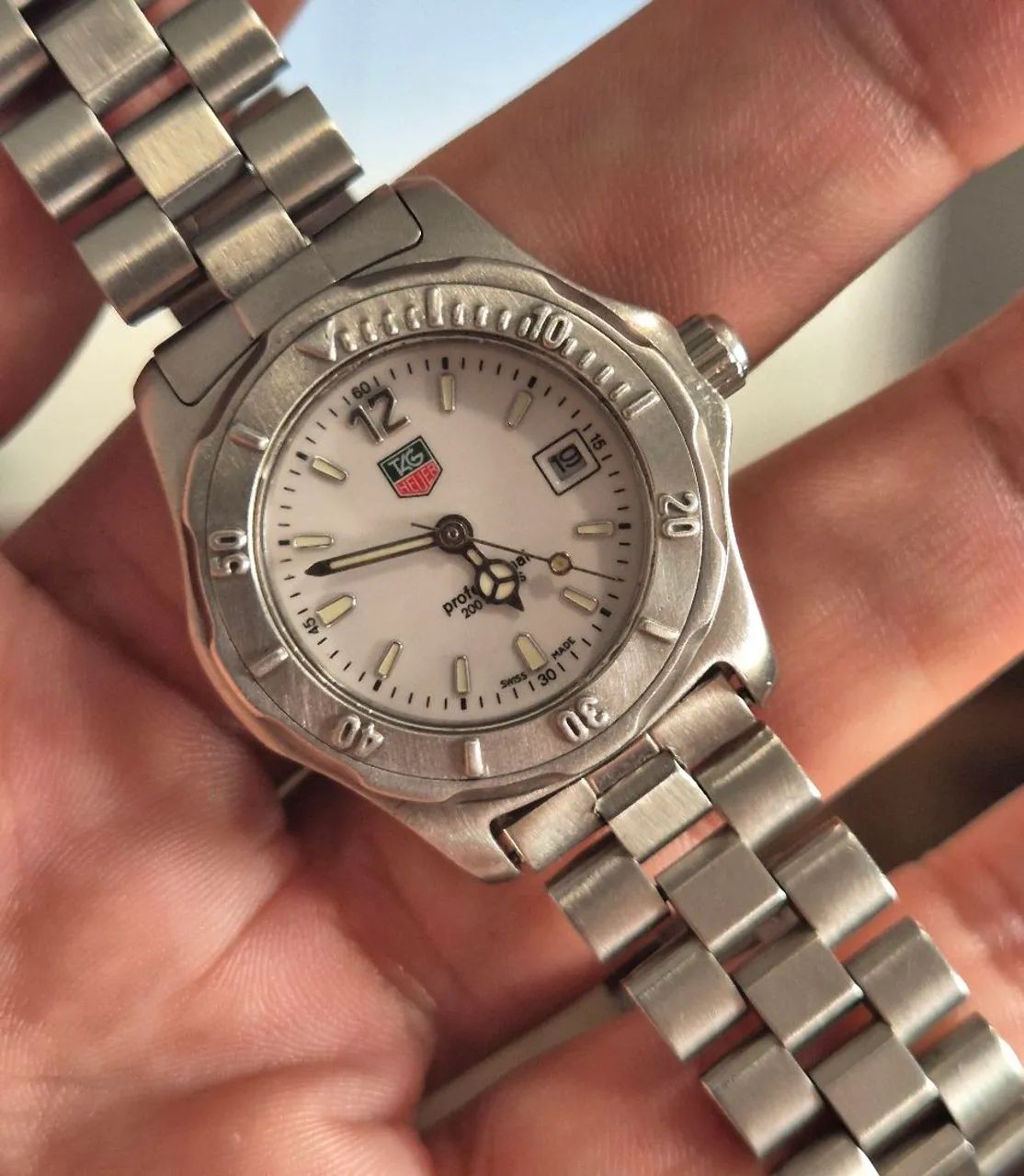 Relógio Tag Heuer Professional 200m anos 90