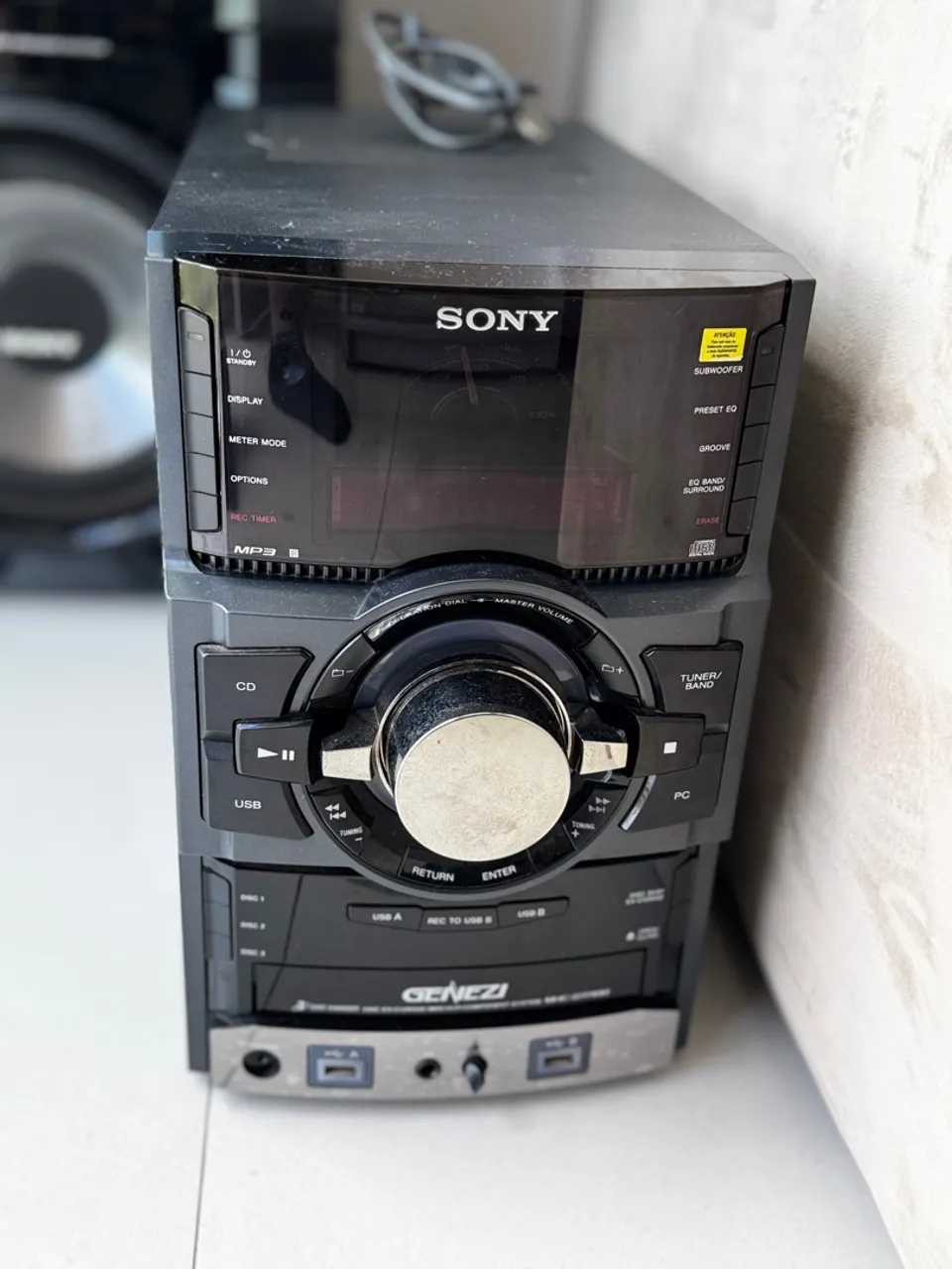 Mini System Sony Genezi 1500W - Som Potente e Graves Fortes!