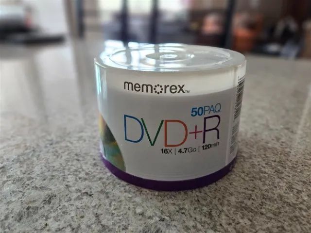 Pack 50 dvd+r Memorex de qualidade premium mais brindes
