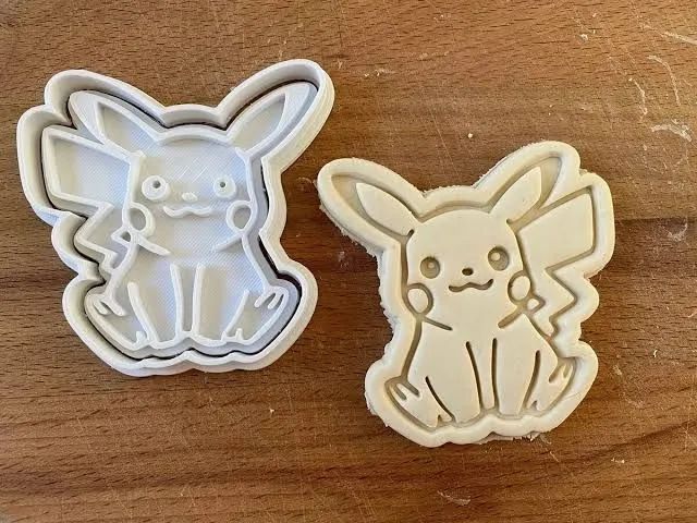 Cortadores de biscoito POKÉMON impressão 3D anime cookie Pikachu Jigglypuff charmander