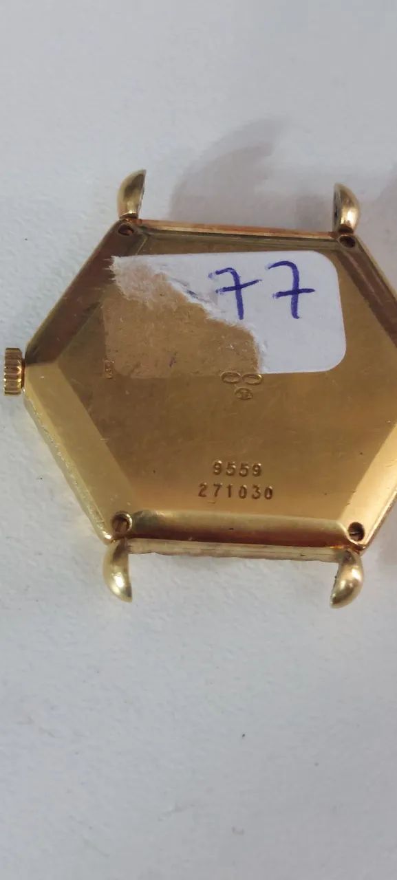 Relógio Piaget acometido ouro lápis Azul  - Foto 4