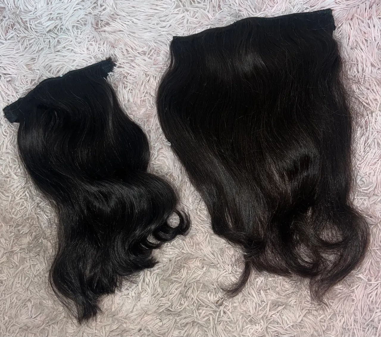 Cabelo humano em tela