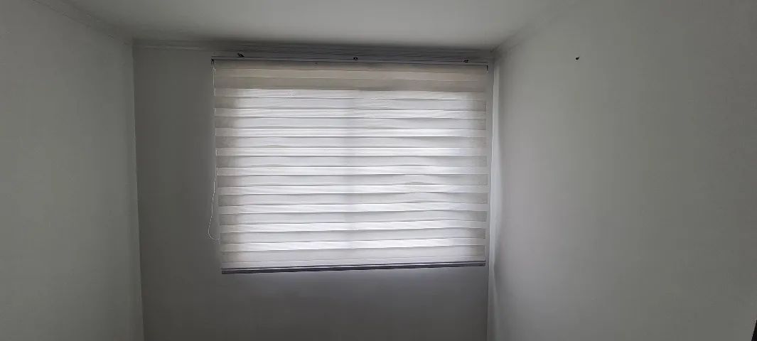 Persiana Double Vision Sunny 180cm (larg) x 220cm (alt) na cor Linho Creme - Foto 3