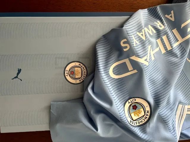 Camisa Manchester City home 23-24 Kevin De Bruyne - AUTOGRAFADA  - Foto 2