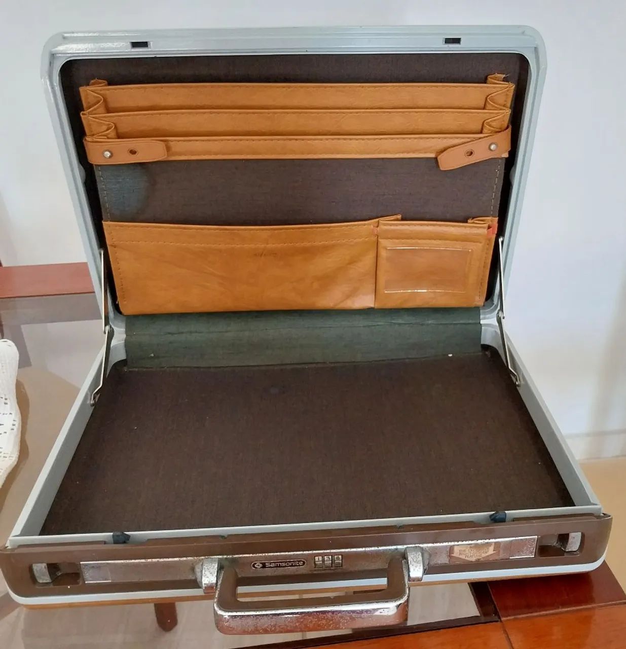 Maleta de Couro Vintage - Foto 4