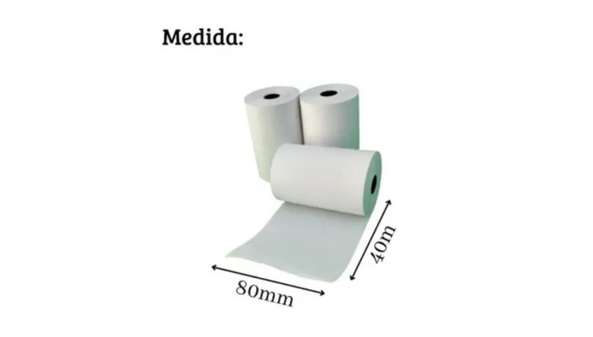 Bobina Térmica 80x40 Pdv Cupom Fiscal - Caixa