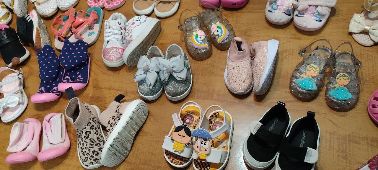 Lote calçados menina 18/20 *SOMENTE LOTE*  - Foto 2