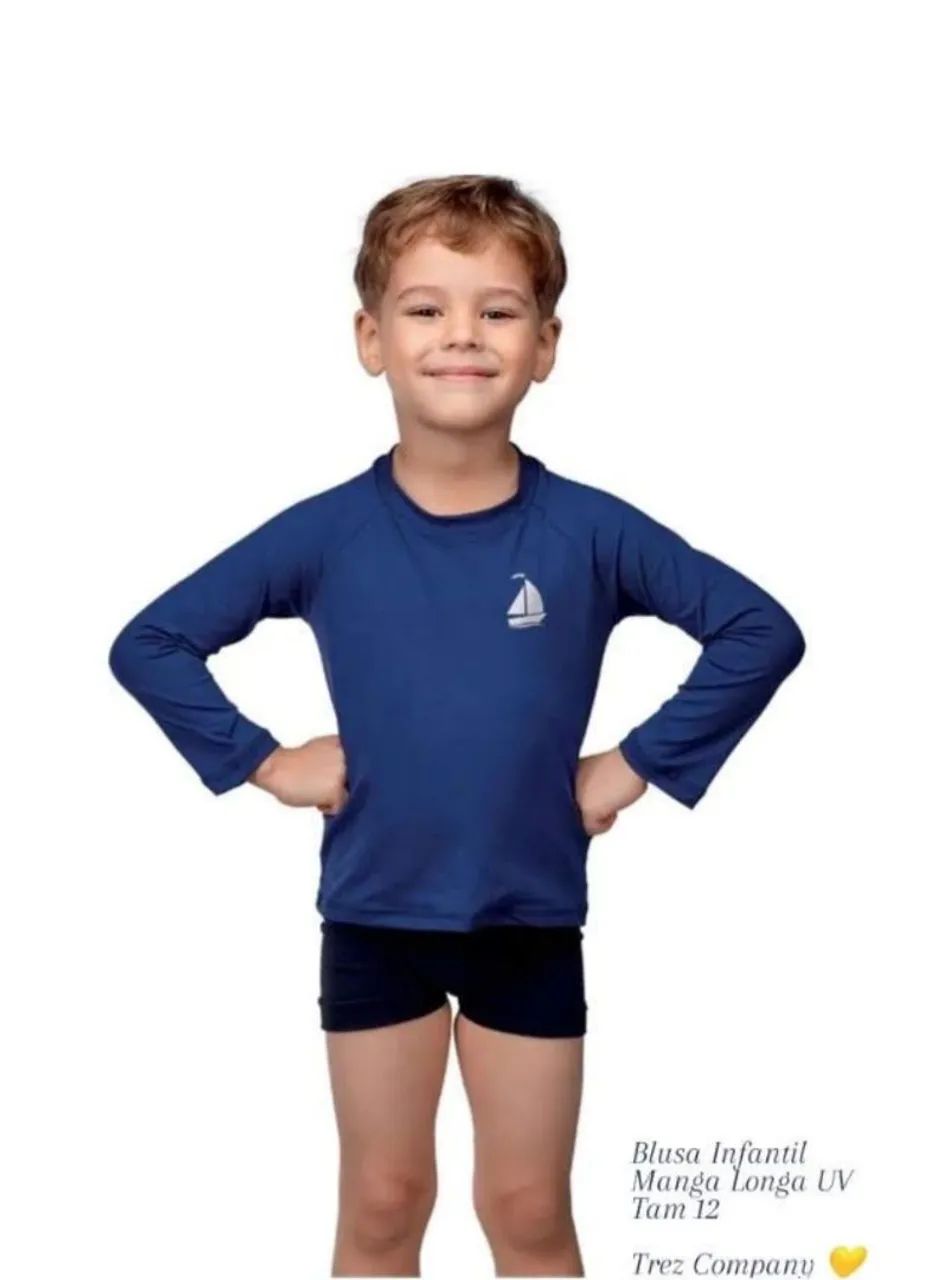 Kit Sunga+ Blusa UV infantil - Foto 3