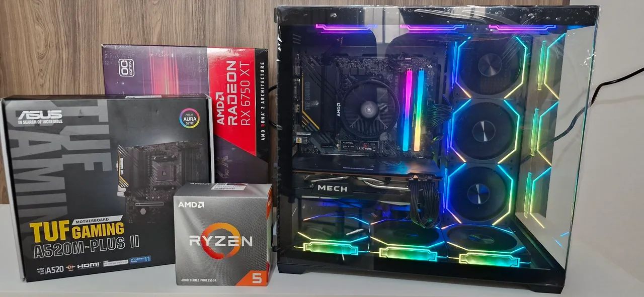 Pc Gamer completo Ryzen 5 5600 RTX 4060 ti 8gb Ram Ddr4 - Foto 2
