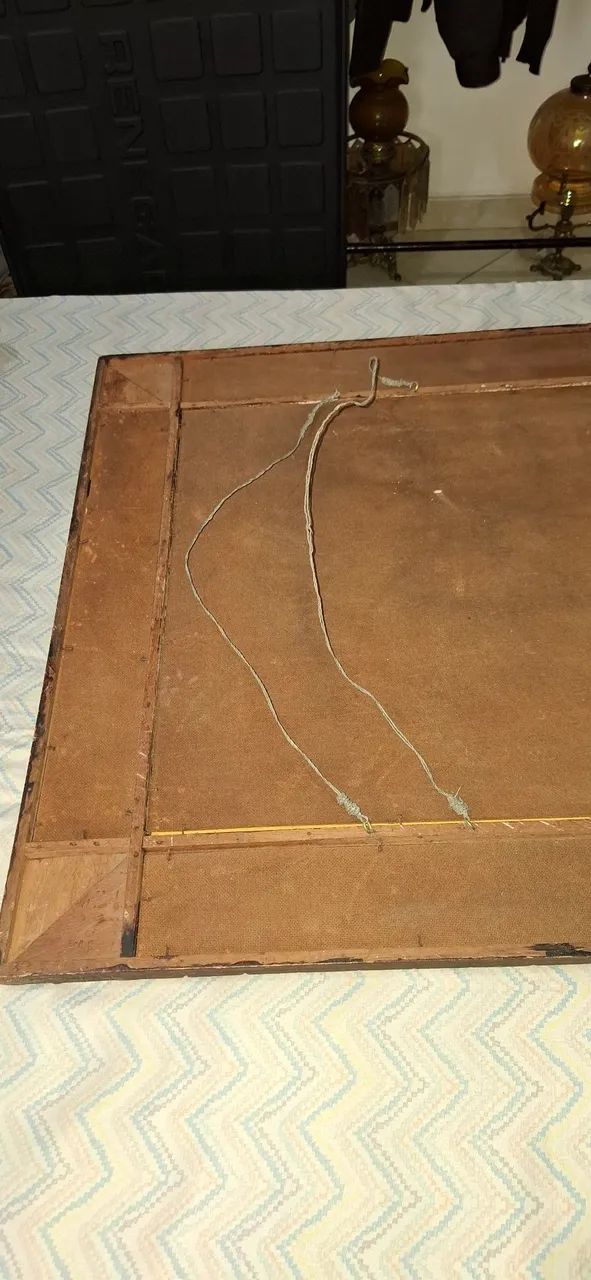 Espelho de madeira com moldura trabalhada bisotado  - Foto 6