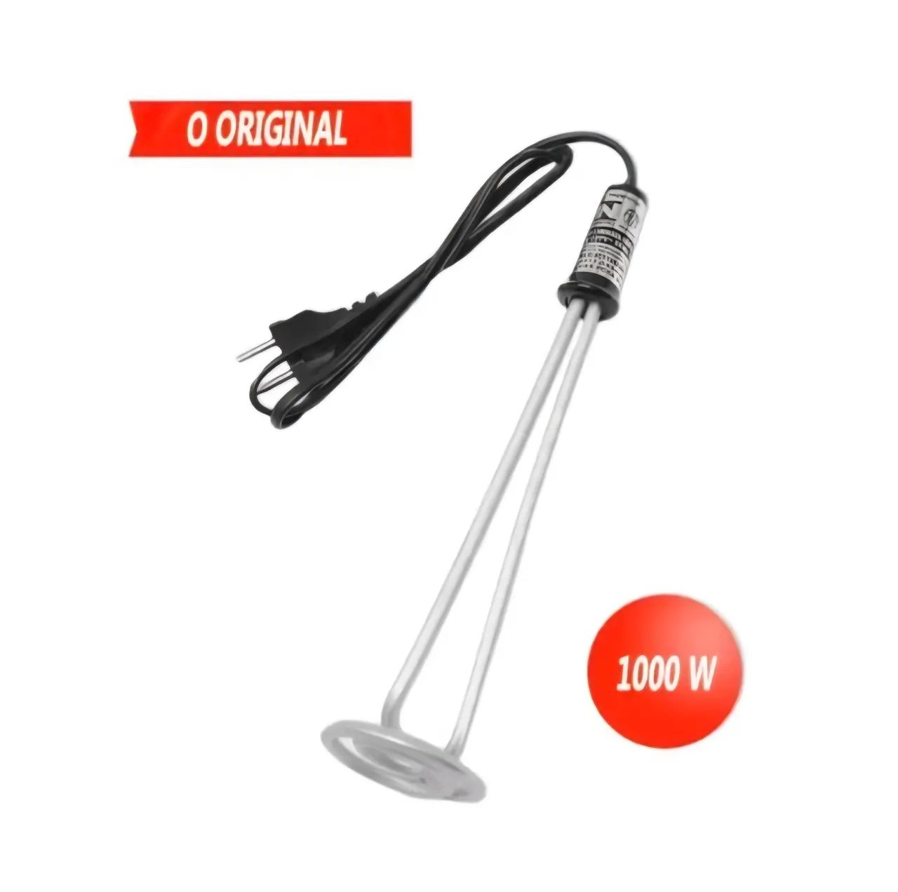 Ebulidor Cherubino 1000W - 127V ou 220V  - Aquecedor de Água- Rabo Quente - Mergulhão NOVO - Foto 6