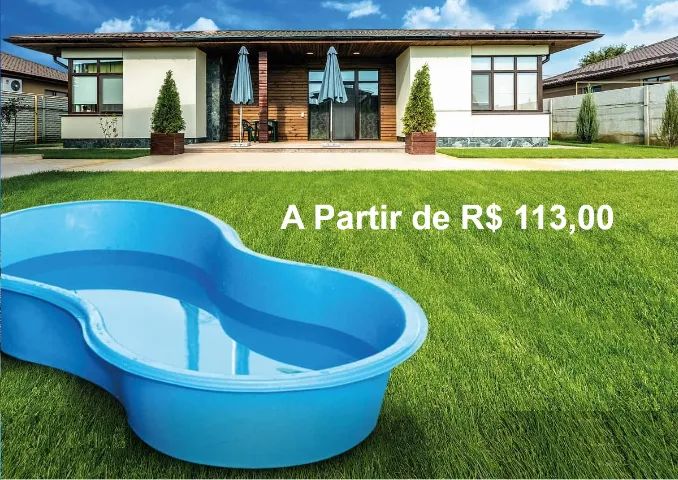 Piscina De Polietileno - Formato Feijão - de 50L a 1000L